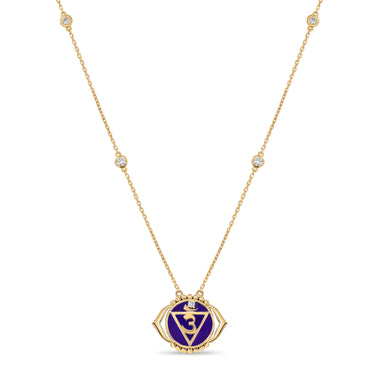 Third eye chakra necklace _ ajna