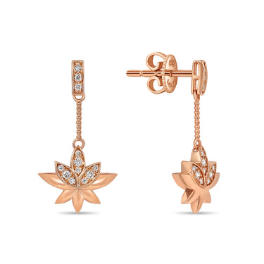 Cattleya earrings
