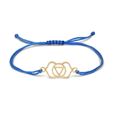 Third eye chakra cord bracelet _ ajna