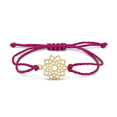 Crown chakra cord bracelet _ sahasrara
