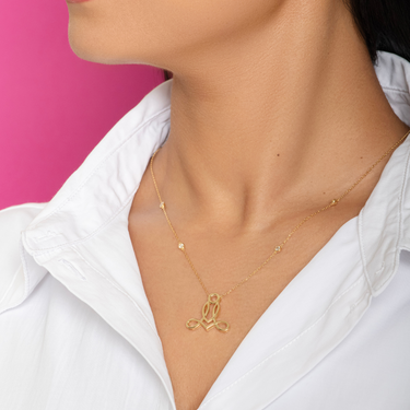 Pistévo silence necklace