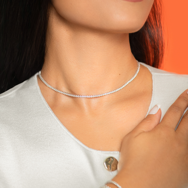 Tennis necklace