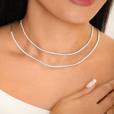 Tennis necklace